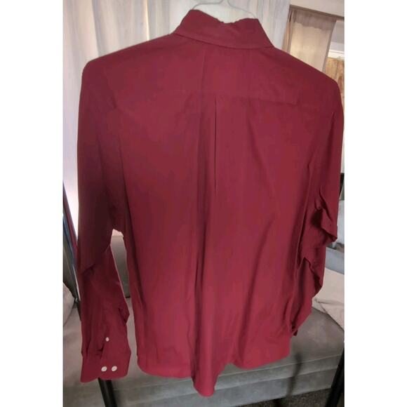 GAP Red Button Down Normcore, Minimal, Prep, Size Medium - Picture 7 of 12